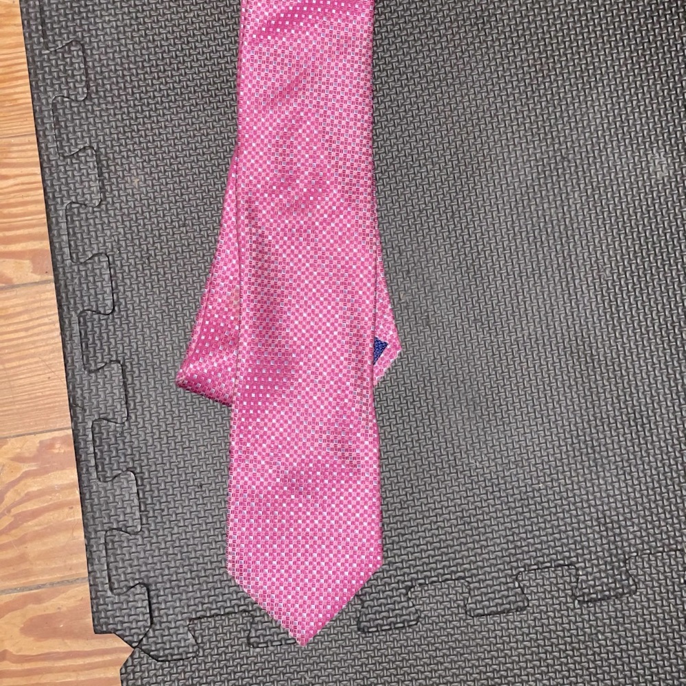David Donahue Punk Micro Tic Silk Neck Tie